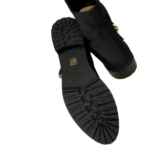 Stuart Weitzman City Buckle 5050 Black Leather Boots Women’s Size 10.5 - Picture 9 of 9